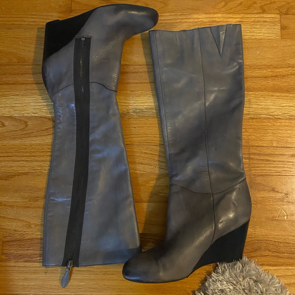 Tall Leather Boots